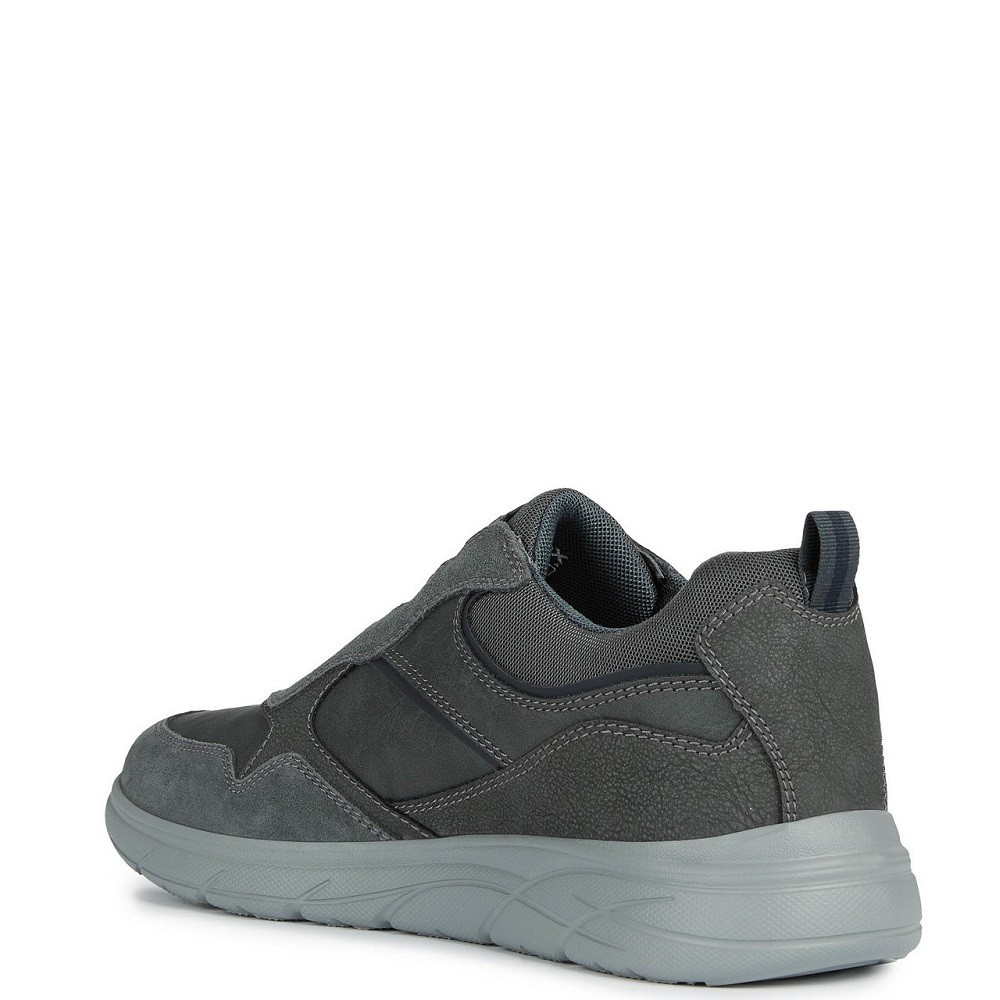 GEOX</br>Ανδρικά Sneakers Γκρι Δέρμα PORTELLO B U26E1B 0PT22 C9004 Geox GEOX</br>Ανδρικά Sneakers Γκρι Δέρμα PORTELLO B U26E1B 0PT22 C9004 Geox