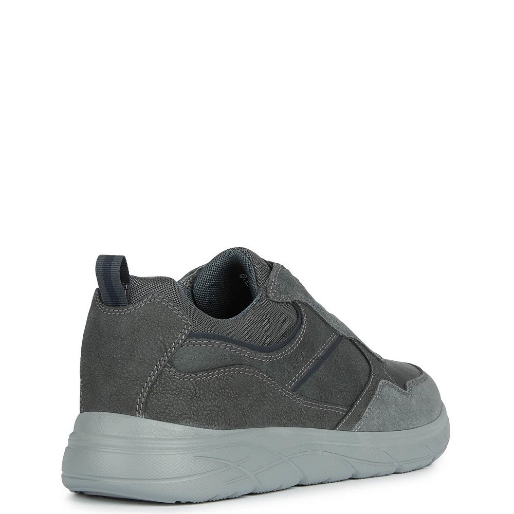 GEOX</br>Ανδρικά Sneakers Γκρι Δέρμα PORTELLO B U26E1B 0PT22 C9004 Geox GEOX</br>Ανδρικά Sneakers Γκρι Δέρμα PORTELLO B U26E1B 0PT22 C9004 Geox
