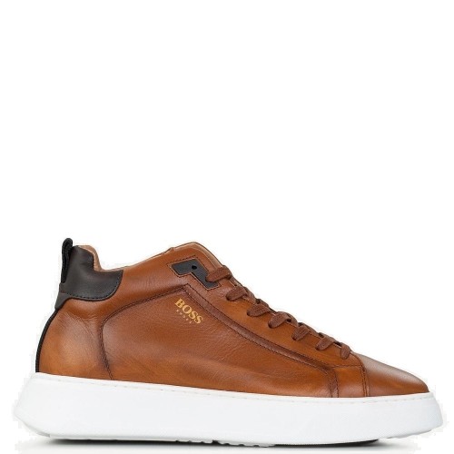 Ανδρικά Μποτάκια Κονιάκ Δέρμα U323 BURN Boss Ανδρικά Μποτάκια Κονιάκ Δέρμα U323 BURN Boss