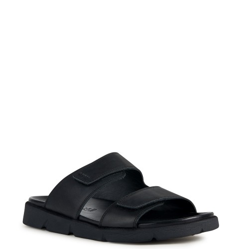 Ανδρικές Παντόφλες Μαύρο Δέρμα XAND 2S B U35BGB 00085 C9999 Geox Ανδρικές Παντόφλες Μαύρο Δέρμα XAND 2S B U35BGB 00085 C9999 Geox