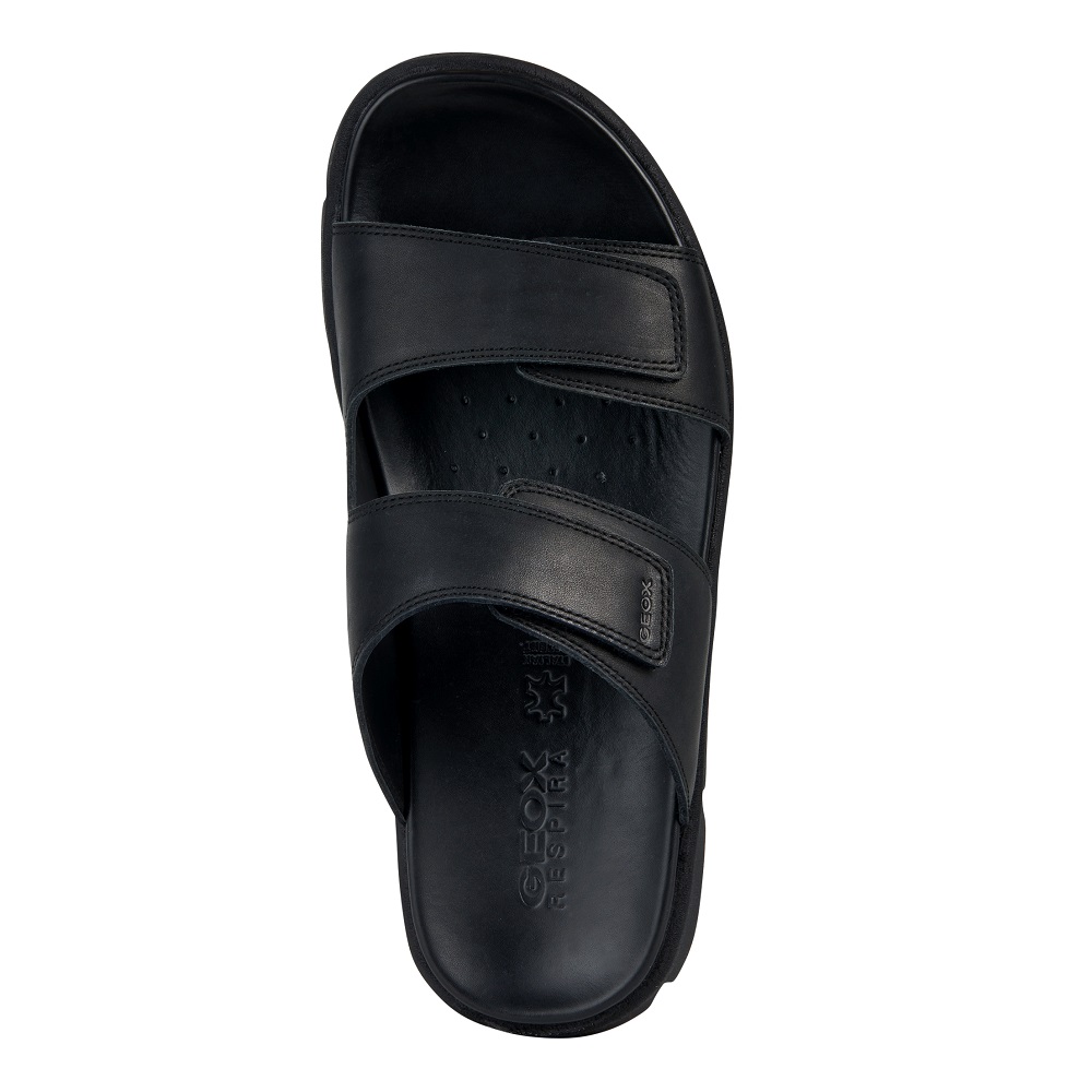GEOX</br>Ανδρικές Παντόφλες Μαύρο Δέρμα XAND 2S B U35BGB 00085 C9999 Geox GEOX</br>Ανδρικές Παντόφλες Μαύρο Δέρμα XAND 2S B U35BGB 00085 C9999 Geox