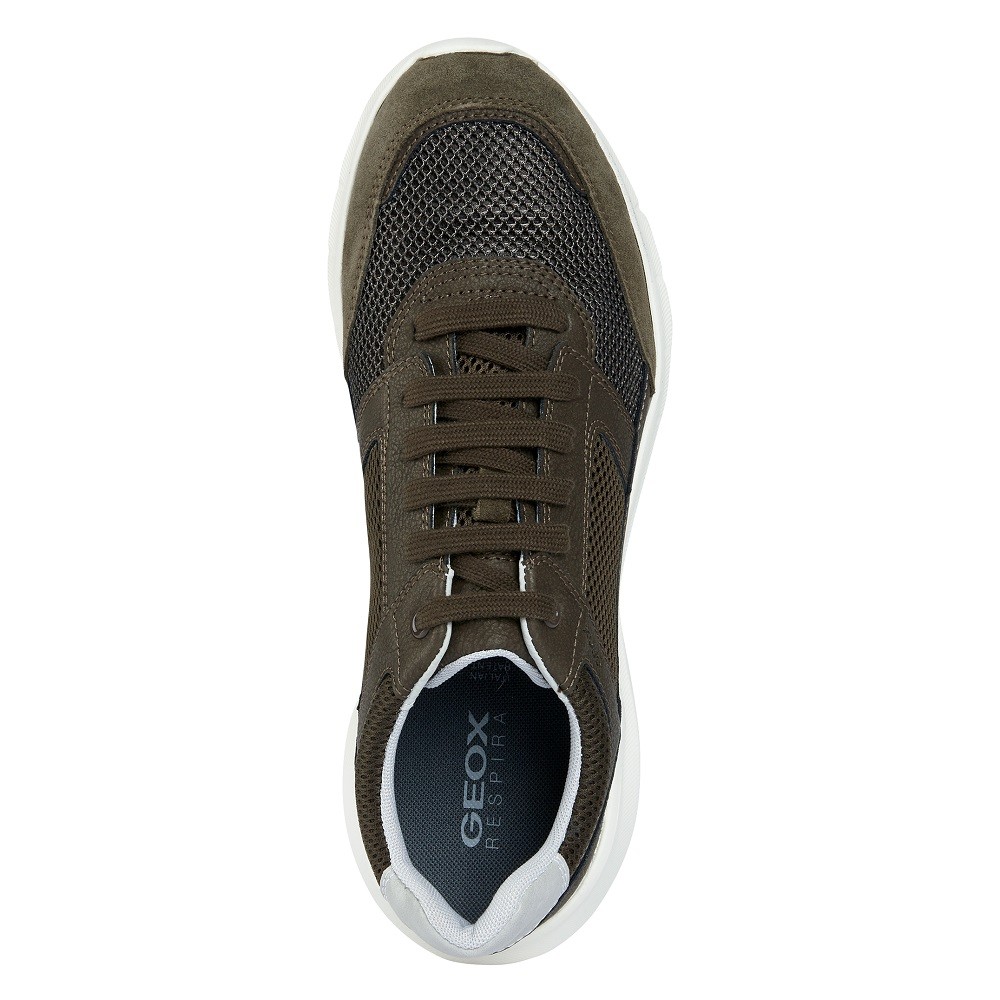 GEOX</br>Ανδρικά Sneakers Χακί MONREALE B U35BVB 0EK14 C3009 Geox GEOX</br>Ανδρικά Sneakers Χακί MONREALE B U35BVB 0EK14 C3009 Geox