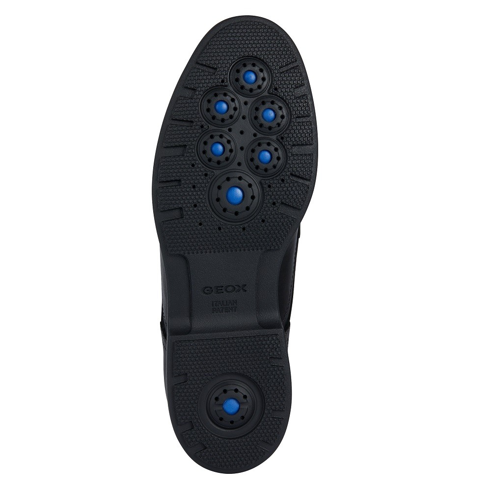GEOX</br>Ανδρικά Δετά Παπούτσια Μαύρο Δέρμα SPHERICA EC11 A U35EFA 00043 C9999 Geox GEOX</br>Ανδρικά Δετά Παπούτσια Μαύρο Δέρμα SPHERICA EC11 A U35EFA 00043 C9999 Geox