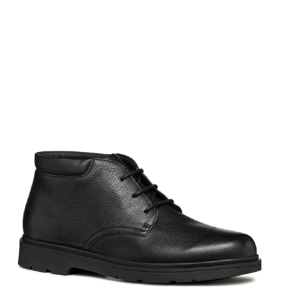 GEOX</br>Ανδρικά Μποτάκια Μαύρο Δέρμα SPHERICA EC1 B U36D1B 00046 C9997 Geox GEOX</br>Ανδρικά Μποτάκια Μαύρο Δέρμα SPHERICA EC1 B U36D1B 00046 C9997 Geox