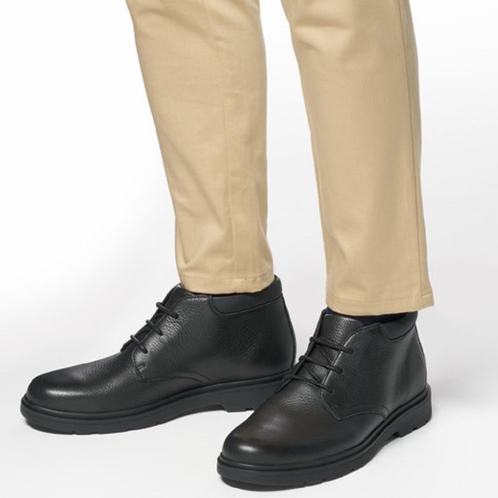 GEOX</br>Ανδρικά Μποτάκια Μαύρο Δέρμα SPHERICA EC1 B U36D1B 00046 C9997 Geox GEOX</br>Ανδρικά Μποτάκια Μαύρο Δέρμα SPHERICA EC1 B U36D1B 00046 C9997 Geox
