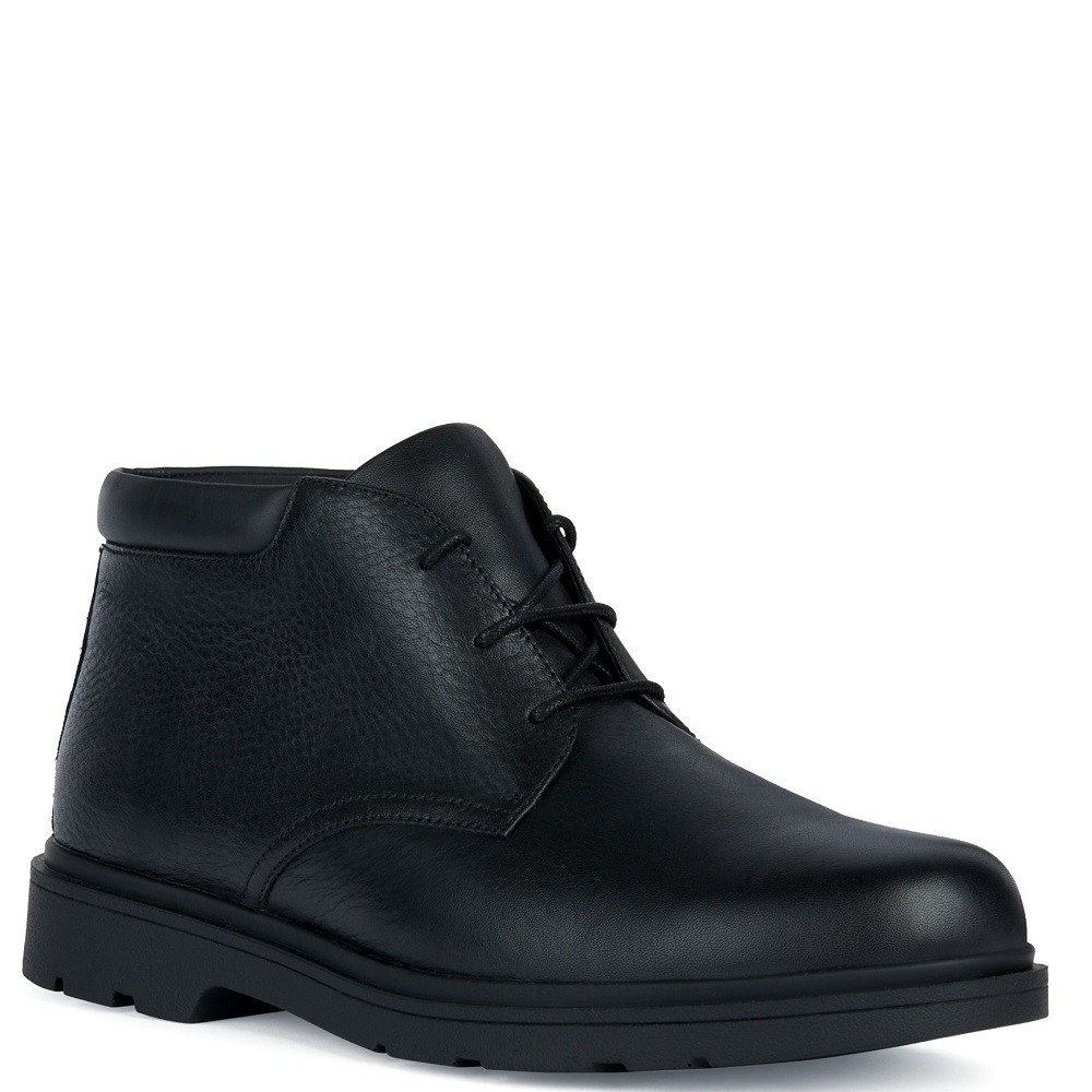 GEOX</br>Ανδρικά Μποτάκια Μαύρο Δέρμα SPHERICA EC1 B U36D1B 00046 C9999 Geox GEOX</br>Ανδρικά Μποτάκια Μαύρο Δέρμα SPHERICA EC1 B U36D1B 00046 C9999 Geox