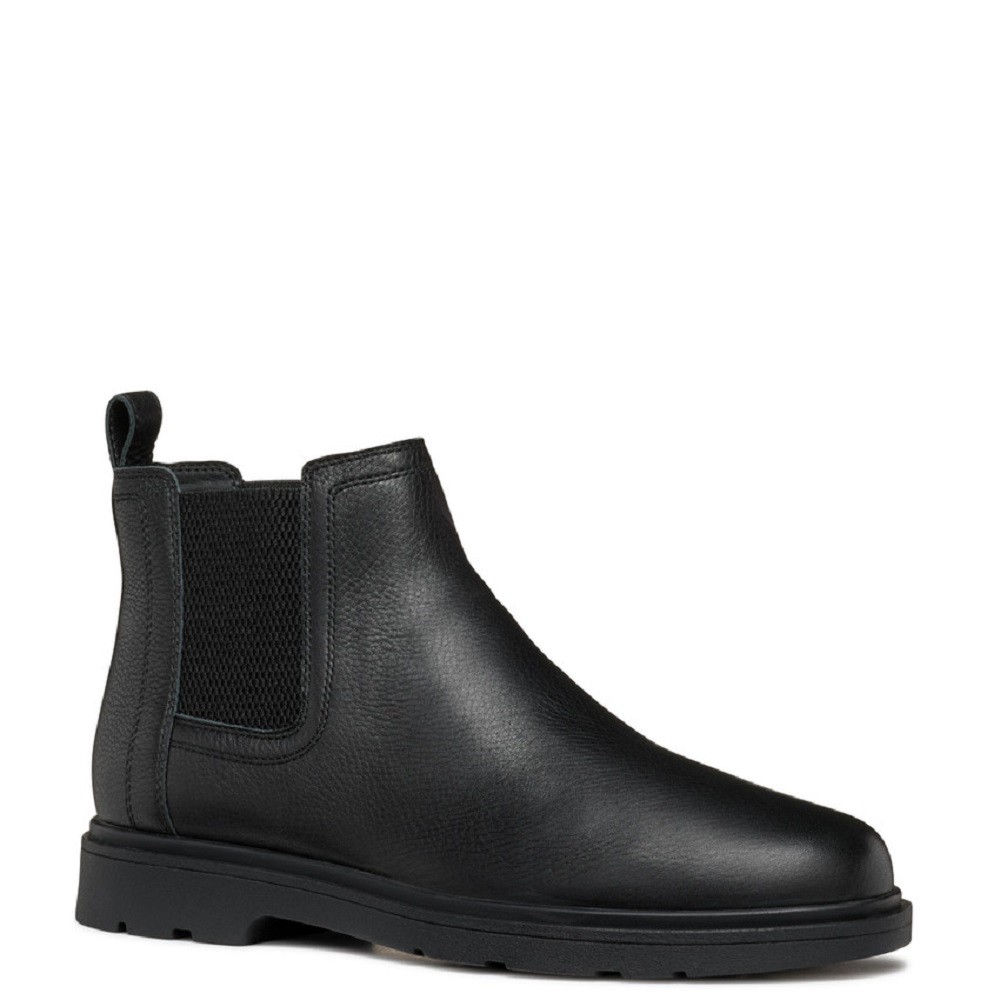 GEOX</br>Ανδρικά Μποτάκια Μαύρο Δέρμα SPHERICA EC1 C U36D1C 00046 C9997 Geox