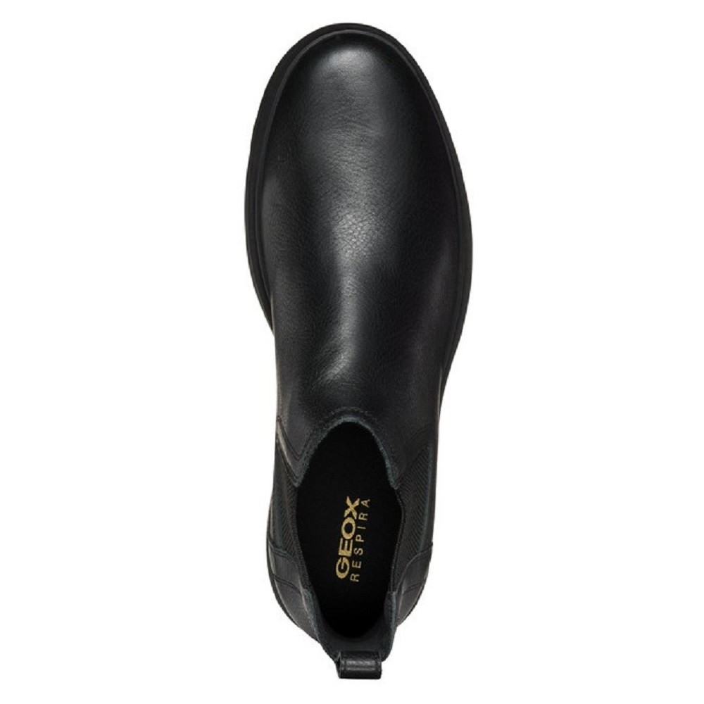 GEOX</br>Ανδρικά Μποτάκια Μαύρο Δέρμα SPHERICA EC1 C U36D1C 00046 C9997 Geox