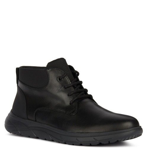 Ανδρικά Μποτάκια Μαύρο Δέρμα PORTELLO B U36E1B 00043 C9999 Geox