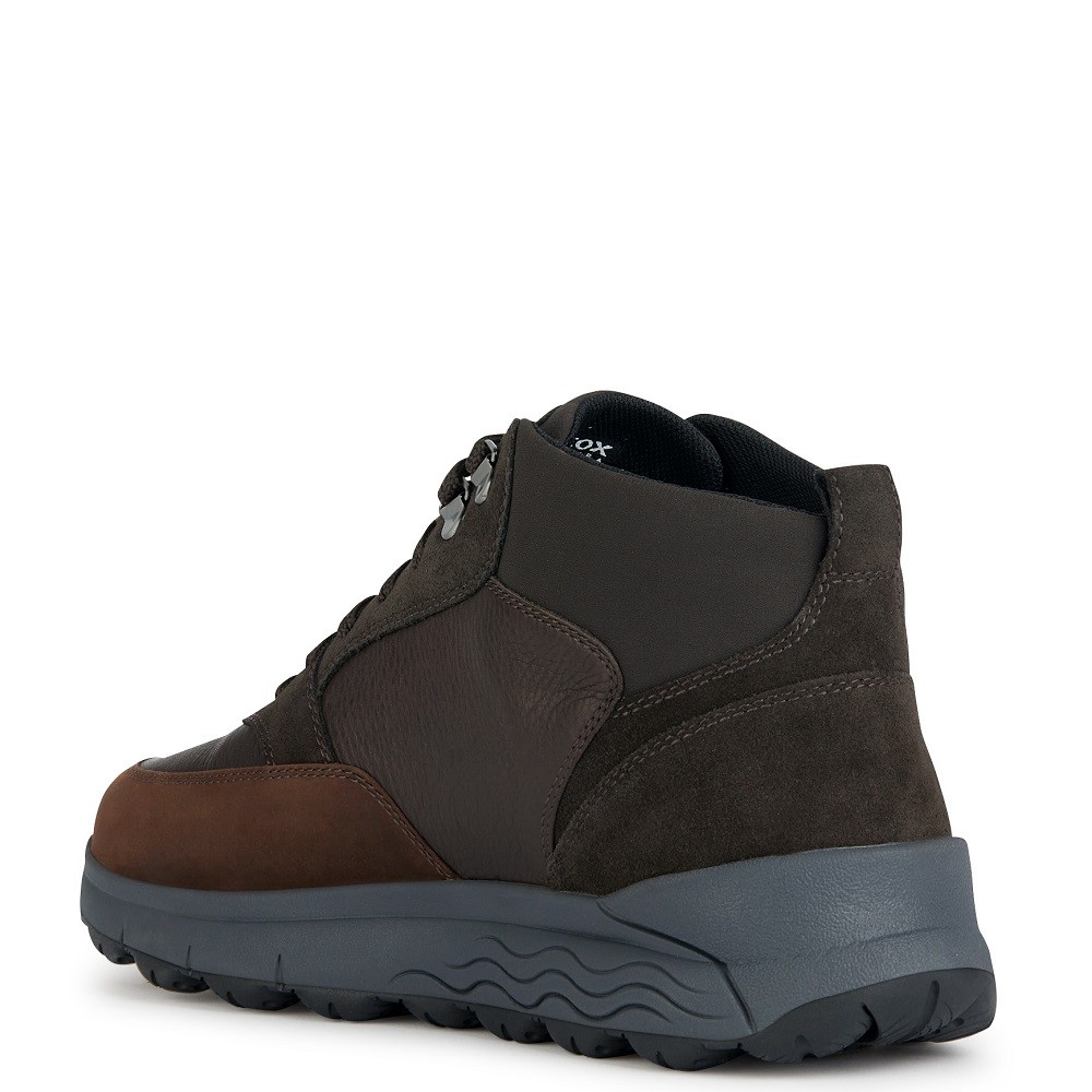 GEOX</br>Ανδρικά Μποτάκια Καφέ Waterproof SPHERICA 4X4 B ABX A U36FDA 0FVFF C6006 Geox