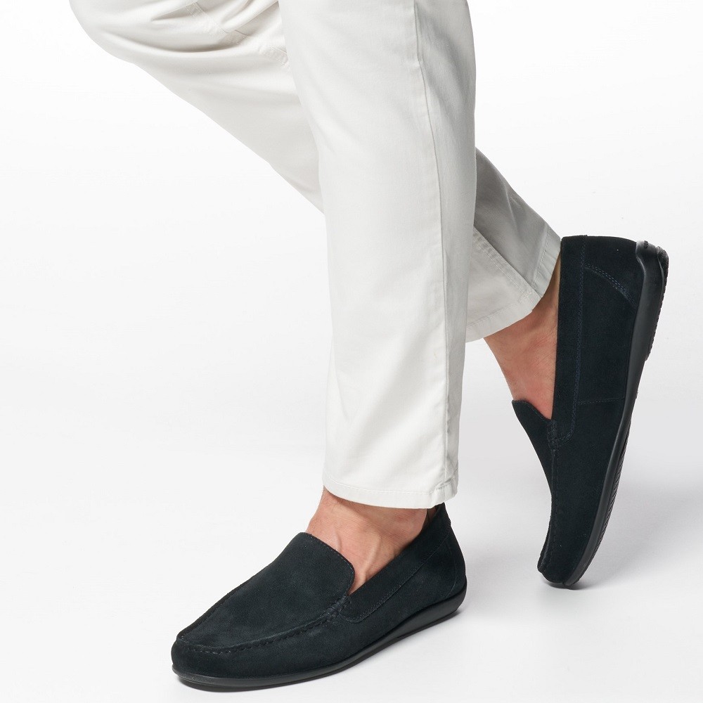 GEOX</br>Ανδρικά Μοκασίνια Μπλε Suede ASCANIO B U450WB 00022 C4002 Geox GEOX</br>Ανδρικά Μοκασίνια Μπλε Suede ASCANIO B U450WB 00022 C4002 Geox