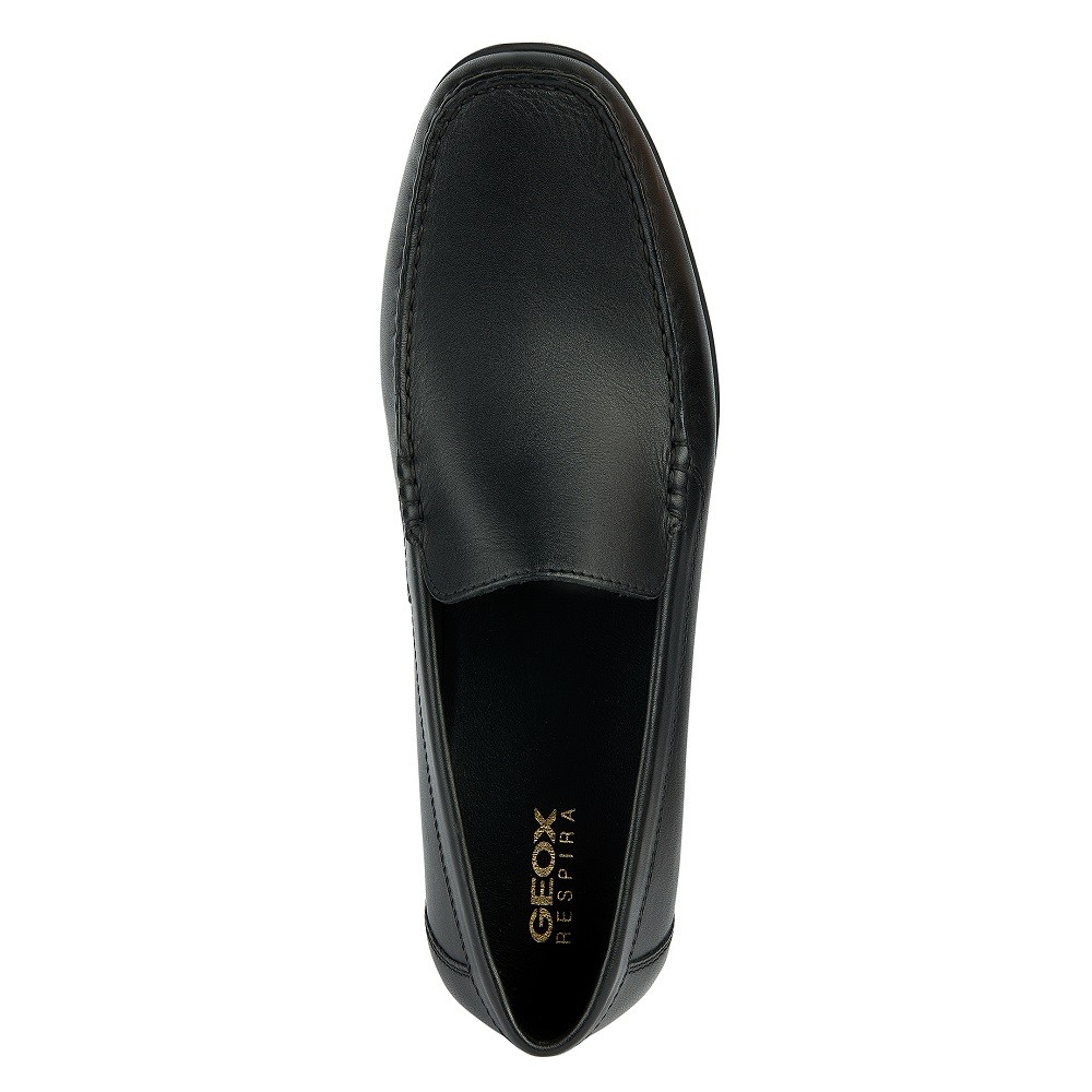 GEOX</br>Ανδρικά Μοκασίνια Μαύρο Δέρμα ASCANIO B U450WB 00043 C9999 Geox GEOX</br>Ανδρικά Μοκασίνια Μαύρο Δέρμα ASCANIO B U450WB 00043 C9999 Geox