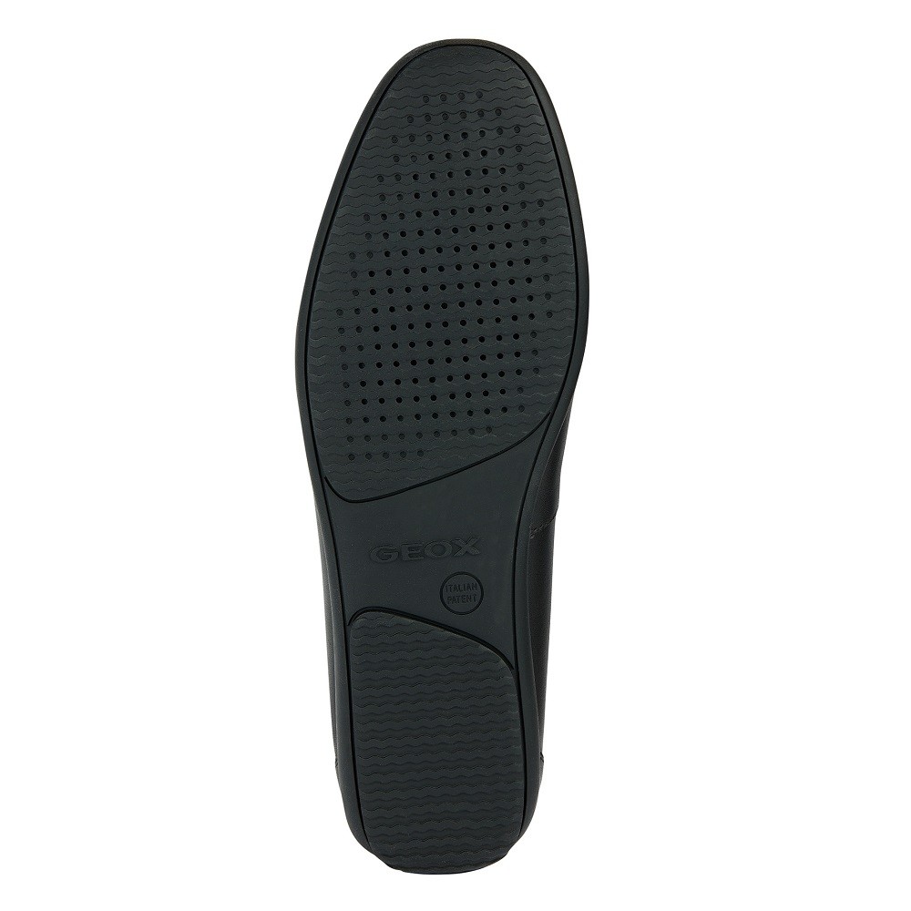 GEOX</br>Ανδρικά Μοκασίνια Μαύρο Δέρμα ASCANIO B U450WB 00043 C9999 Geox GEOX</br>Ανδρικά Μοκασίνια Μαύρο Δέρμα ASCANIO B U450WB 00043 C9999 Geox