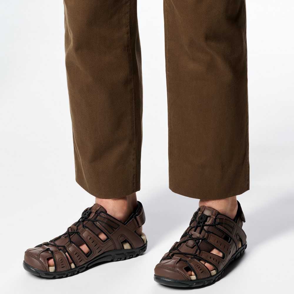 GEOX</br>Geox S.STRADA C U4524C 000ME C6006 Ανδρικά Πέδιλα/Παπουτσοπέδιλα Καφέ