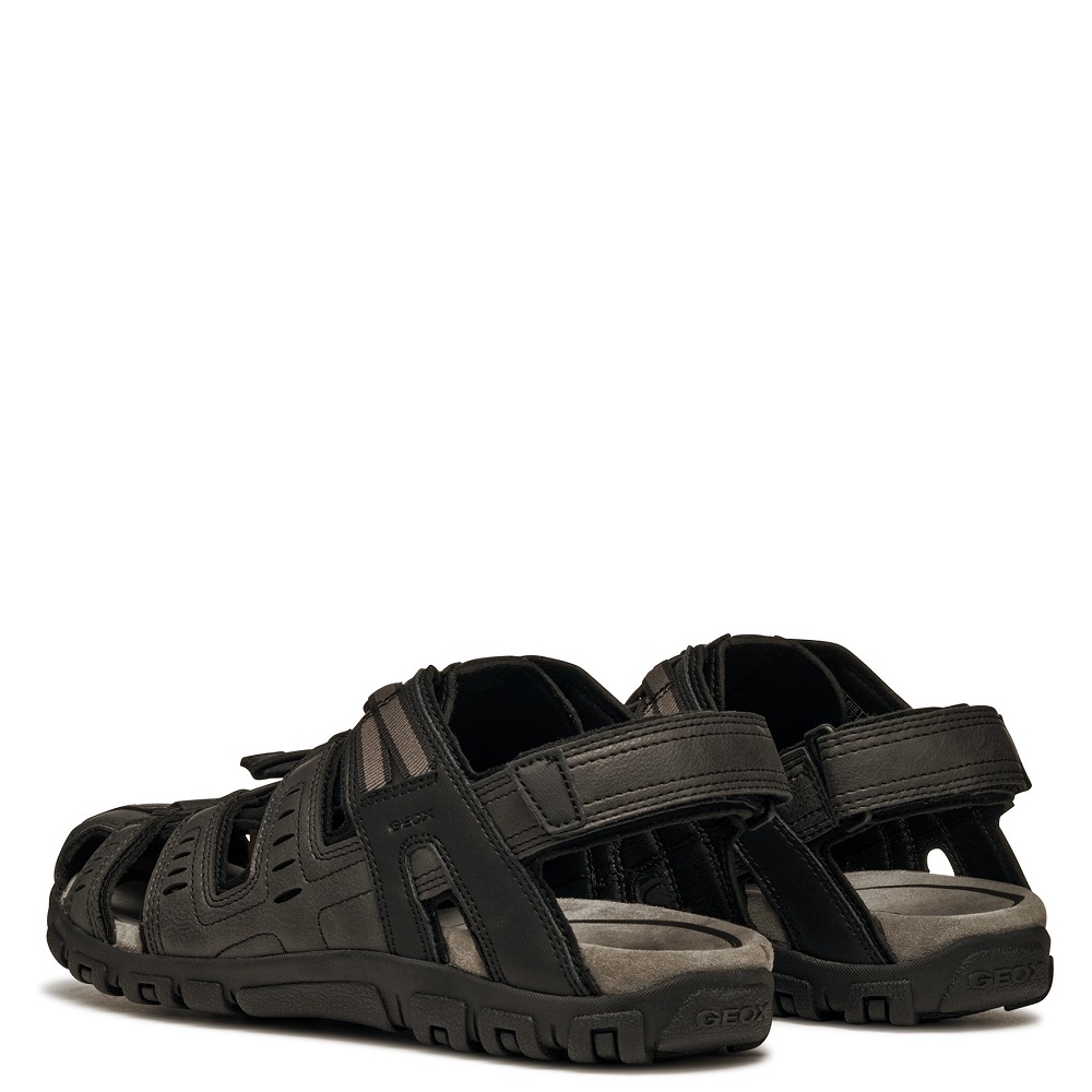 GEOX</br>Geox S.STRADA C U4524C 000ME C9999 Ανδρικά Πέδιλα/Παπουτσοπέδιλα Μαύρο