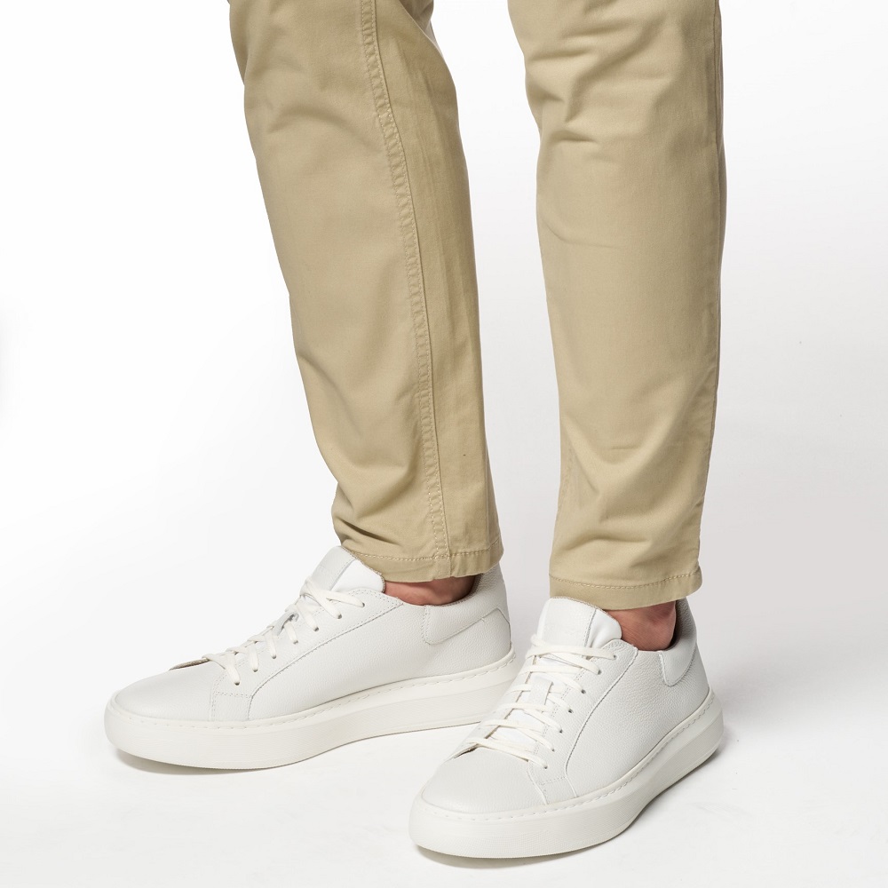 GEOX</br>Ανδρικά Sneakers Λευκό Δέρμα DEIVEN D U455WD 00047 C1001 Geox GEOX</br>Ανδρικά Sneakers Λευκό Δέρμα DEIVEN D U455WD 00047 C1001 Geox