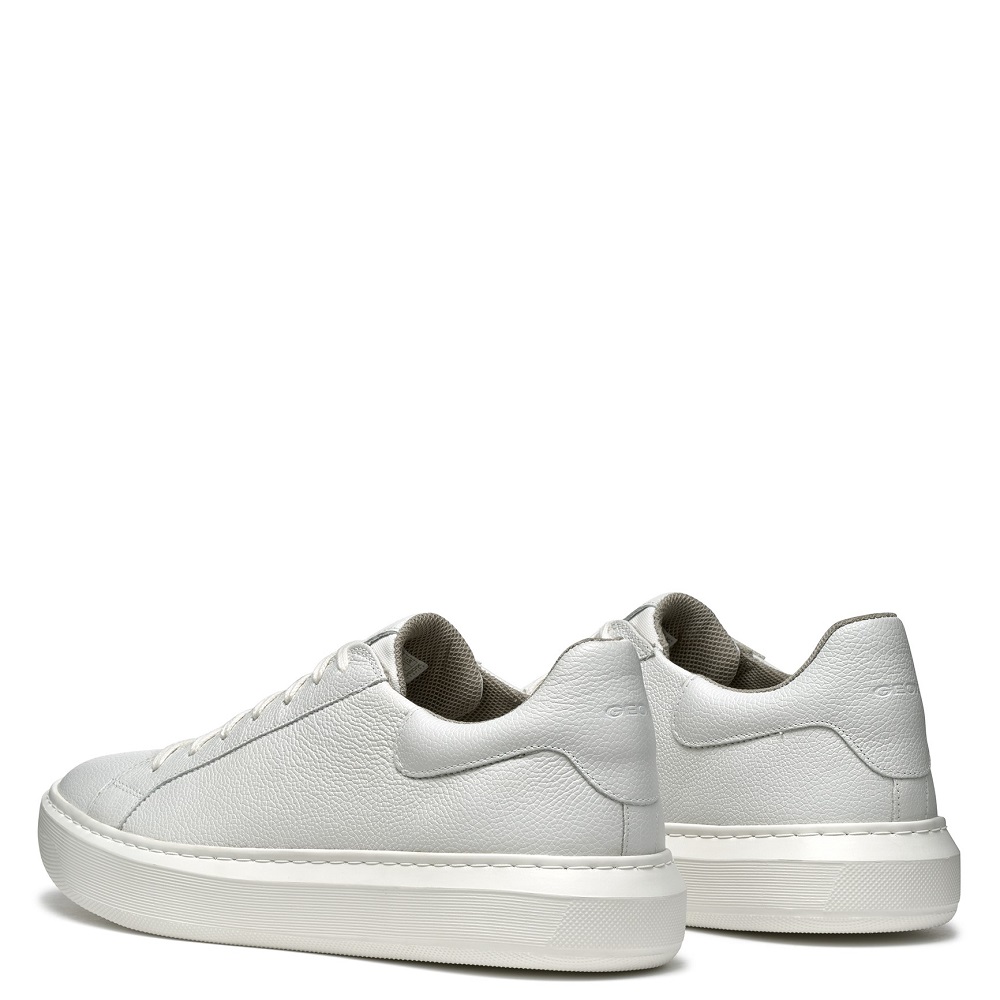 GEOX</br>Ανδρικά Sneakers Λευκό Δέρμα DEIVEN D U455WD 00047 C1001 Geox GEOX</br>Ανδρικά Sneakers Λευκό Δέρμα DEIVEN D U455WD 00047 C1001 Geox