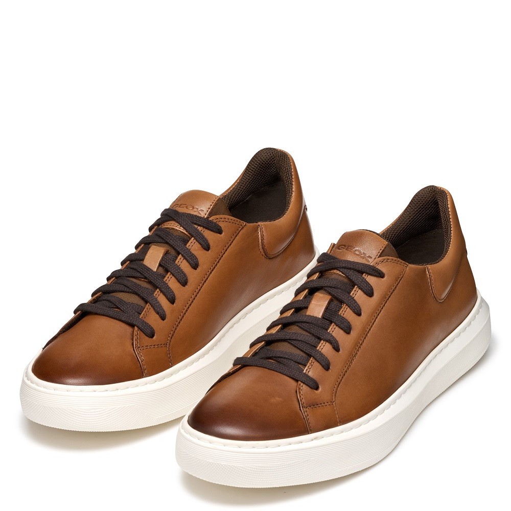 GEOX</br>Ανδρικά Sneakers Ταμπά Δέρμα DEIVEN D U455WD 00085 C6002 Geox GEOX</br>Ανδρικά Sneakers Ταμπά Δέρμα DEIVEN D U455WD 00085 C6002 Geox