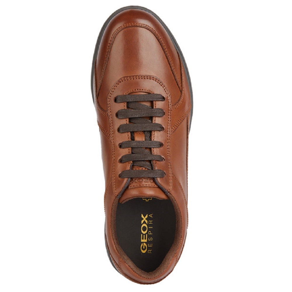 GEOX</br>Ανδρικά Sneakers Ταμπά Δέρμα SPHERICA EC12 A U45GRA 00043 C6001 Geox GEOX</br>Ανδρικά Sneakers Ταμπά Δέρμα SPHERICA EC12 A U45GRA 00043 C6001 Geox