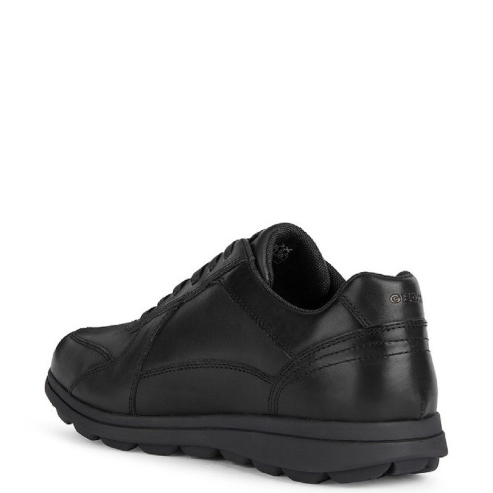 GEOX</br>Ανδρικά Sneakers Μαύρο Δέρμα SPHERICA EC12 A U45GRA 00043 C9999 Geox GEOX</br>Ανδρικά Sneakers Μαύρο Δέρμα SPHERICA EC12 A U45GRA 00043 C9999 Geox