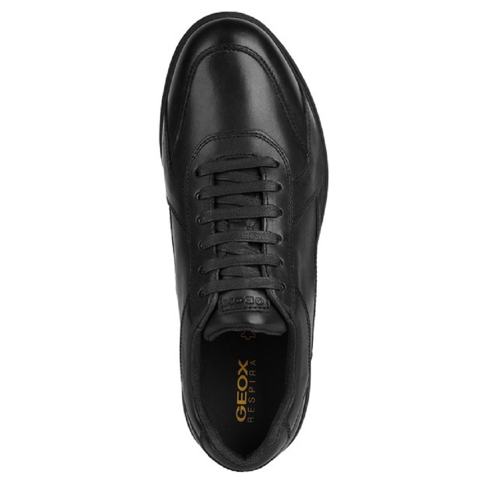 GEOX</br>Ανδρικά Sneakers Μαύρο Δέρμα SPHERICA EC12 A U45GRA 00043 C9999 Geox GEOX</br>Ανδρικά Sneakers Μαύρο Δέρμα SPHERICA EC12 A U45GRA 00043 C9999 Geox