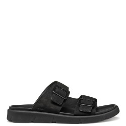 Ανδρικές Παντόφλες Μαύρο Δέρμα Nubuck XAND 2S A U46BGA 00032 C9999 Geox