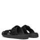 GEOX</br>Ανδρικές Παντόφλες Μαύρο Δέρμα Nubuck XAND 2S A U46BGA 00032 C9999 Geox GEOX</br>Ανδρικές Παντόφλες Μαύρο Δέρμα Nubuck XAND 2S A U46BGA 00032 C9999 Geox