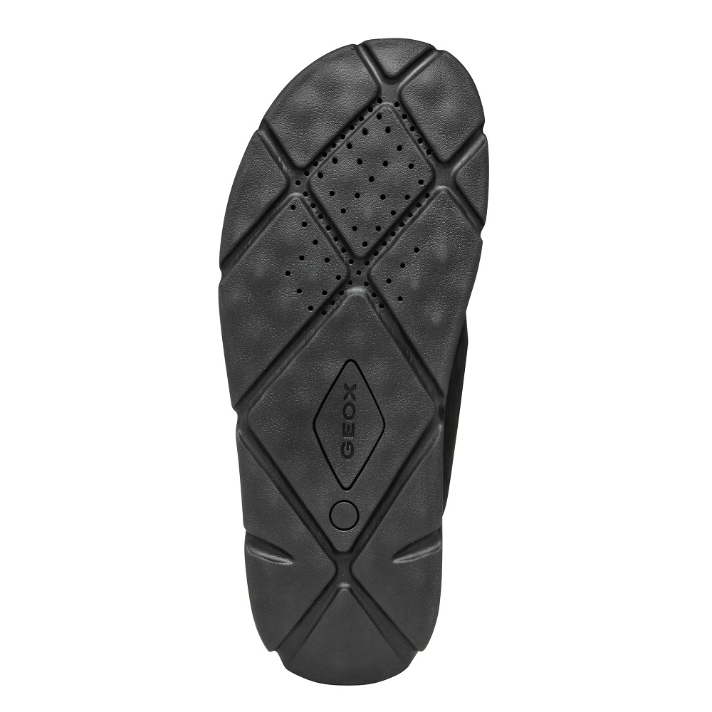 GEOX</br>Ανδρικές Παντόφλες Μαύρο Δέρμα Nubuck XAND 2S A U46BGA 00032 C9999 Geox GEOX</br>Ανδρικές Παντόφλες Μαύρο Δέρμα Nubuck XAND 2S A U46BGA 00032 C9999 Geox