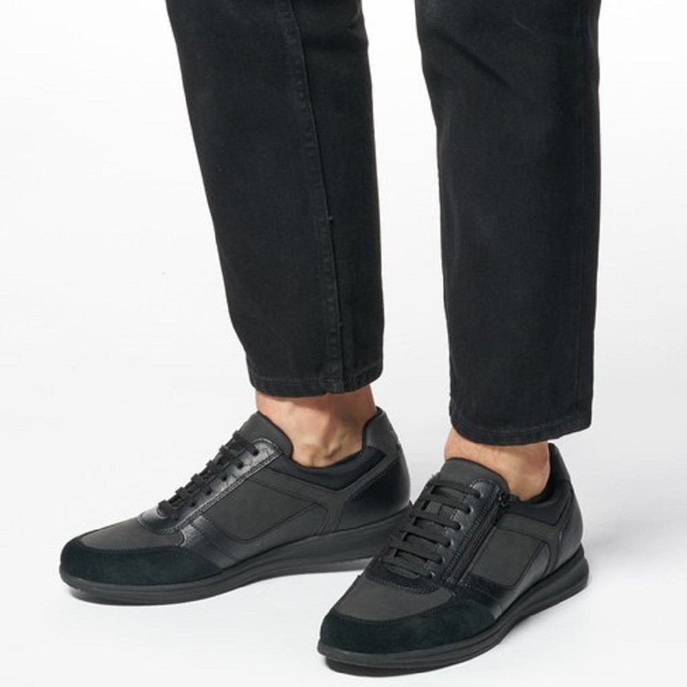 GEOX</br>Ανδρικά Sneakers Μαύρο AVERY A U46H5A 0EKPT C9999 Geox GEOX</br>Ανδρικά Sneakers Μαύρο AVERY A U46H5A 0EKPT C9999 Geox