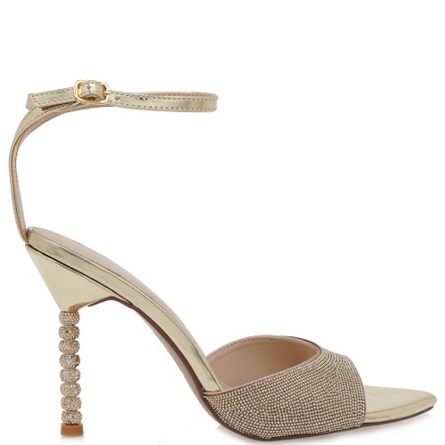 Γυναικεία Πέδιλα Πλατίνα Καθρέφτης Στρας AB JOY-625 Alessandra Bruni Γυναικεία Πέδιλα Πλατίνα Καθρέφτης Στρας AB JOY-625 Alessandra Bruni