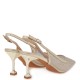EXE</br>Γυναικείες Slingback Γόβες Πλατίνα Στρας 5153-211 Exe EXE</br>Γυναικείες Slingback Γόβες Πλατίνα Στρας 5153-211 Exe
