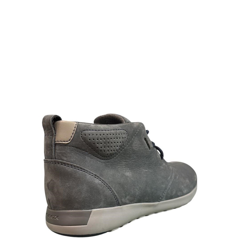 GEOX</br>Ανδρικά Μποτάκια Γκρι Δέρμα Nubuck JEPSON B U54F8B 00033 C4005 Geox