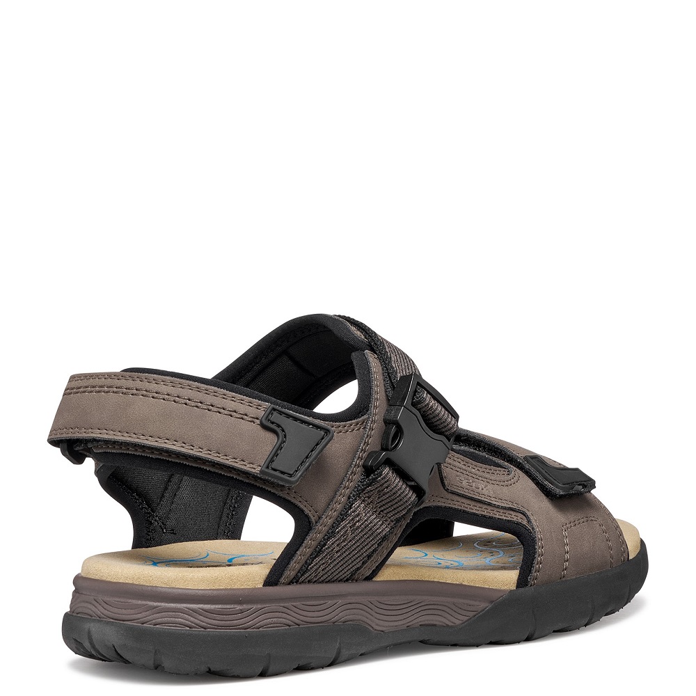 GEOX</br>Geox SPHERICA EC5 B U55ELB 000EK C1381 Ανδρικά Πέδιλα Γκρι/Μαύρο GEOX</br>Geox SPHERICA EC5 B U55ELB 000EK C1381 Ανδρικά Πέδιλα Γκρι/Μαύρο