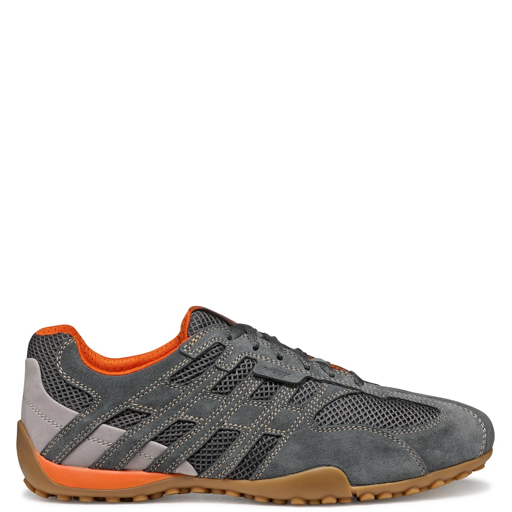 GEOX</br>Geox SNAKE ORIGINAL A U55MNA 02214 C1006 Ανδρικά Sneakers Γκρι Suede/Mesh