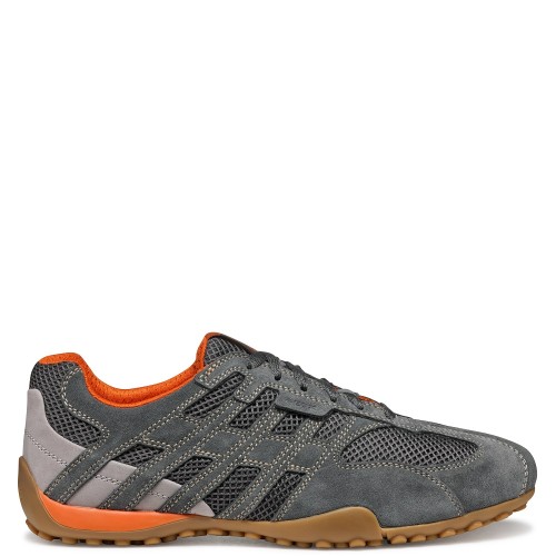 Geox SNAKE ORIGINAL A U55MNA 02214 C1006 Ανδρικά Sneakers Γκρι Suede/Mesh