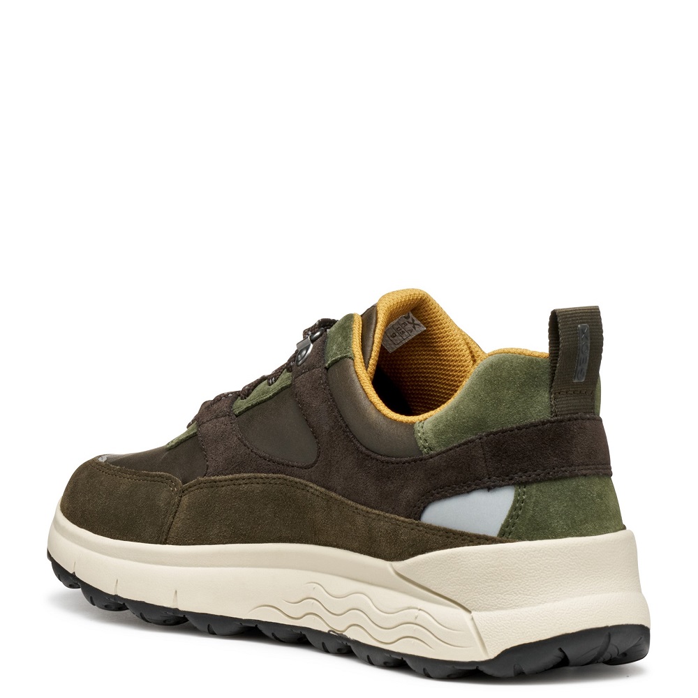 GEOX</br>Ανδρικά Sneakers Χακί/Καφέ Δέρμα Waterproof SPHERICA 4X4 B ABX C U56FDC 022CQ C3208 Geox GEOX</br>Ανδρικά Sneakers Χακί/Καφέ Δέρμα Waterproof SPHERICA 4X4 B ABX C U56FDC 022CQ C3208 Geox