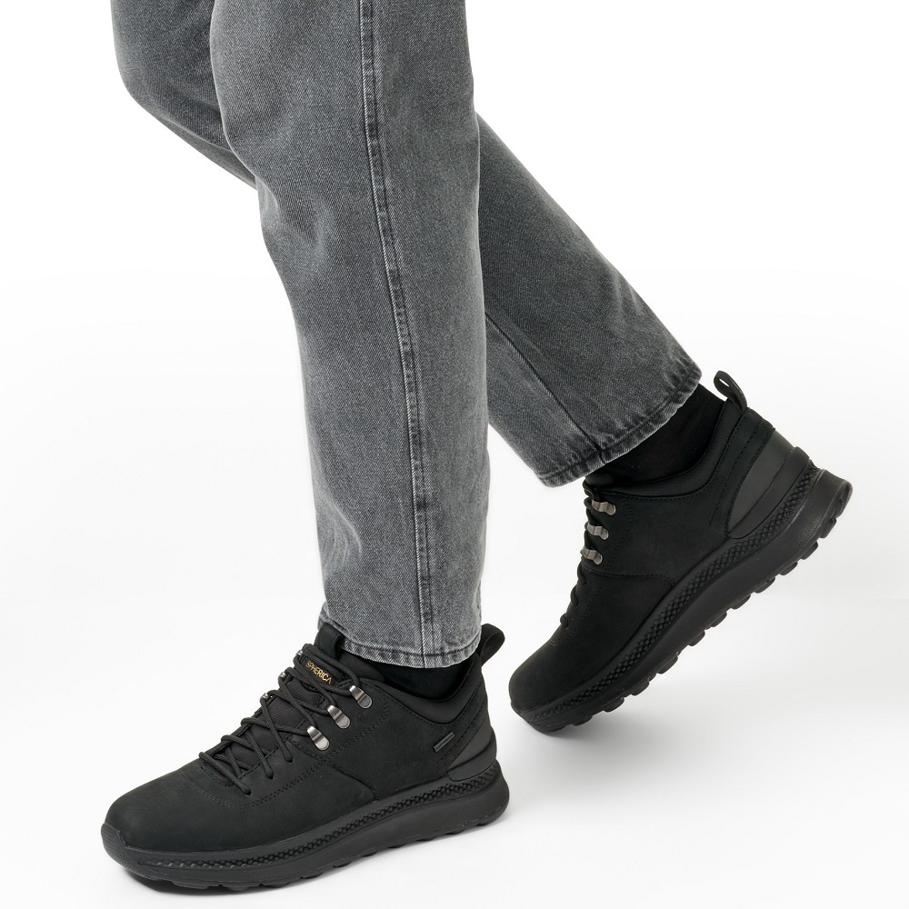 GEOX</br>Ανδρικά Sneakers Μαύρο Δέρμα Waterproof SPHERICA ACTIF X2 B ABX A U56HMA 00045 C9999 Geox GEOX</br>Ανδρικά Sneakers Μαύρο Δέρμα Waterproof SPHERICA ACTIF X2 B ABX A U56HMA 00045 C9999 Geox