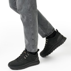 Ανδρικά Sneakers Μαύρο Δέρμα Waterproof SPHERICA ACTIF X2 B ABX A U56HMA 00045 C9999 Geox