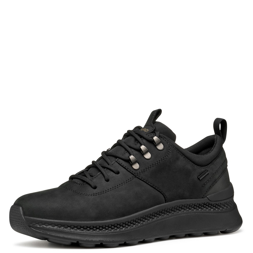 GEOX</br>Ανδρικά Sneakers Μαύρο Δέρμα Waterproof SPHERICA ACTIF X2 B ABX A U56HMA 00045 C9999 Geox GEOX</br>Ανδρικά Sneakers Μαύρο Δέρμα Waterproof SPHERICA ACTIF X2 B ABX A U56HMA 00045 C9999 Geox