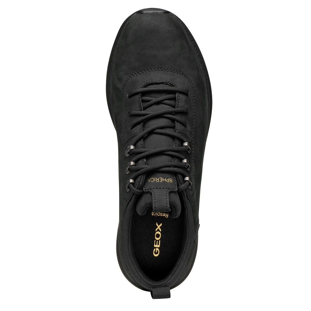 GEOX</br>Ανδρικά Sneakers Μαύρο Δέρμα Waterproof SPHERICA ACTIF X2 B ABX A U56HMA 00045 C9999 Geox GEOX</br>Ανδρικά Sneakers Μαύρο Δέρμα Waterproof SPHERICA ACTIF X2 B ABX A U56HMA 00045 C9999 Geox