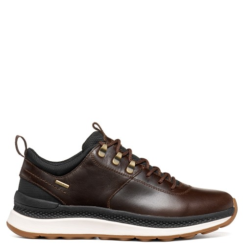 Geox SPHERICA ACTIF X2 U56HMA 000FF C6006 Ανδρικά Sneakers Καφέ Δέρμα Waterproof