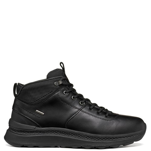 Geox SPHERICA ACTIF X2 U56HMC 000FF C9999 Ανδρικά Μποτάκια Μαύρο Δέρμα Waterproof