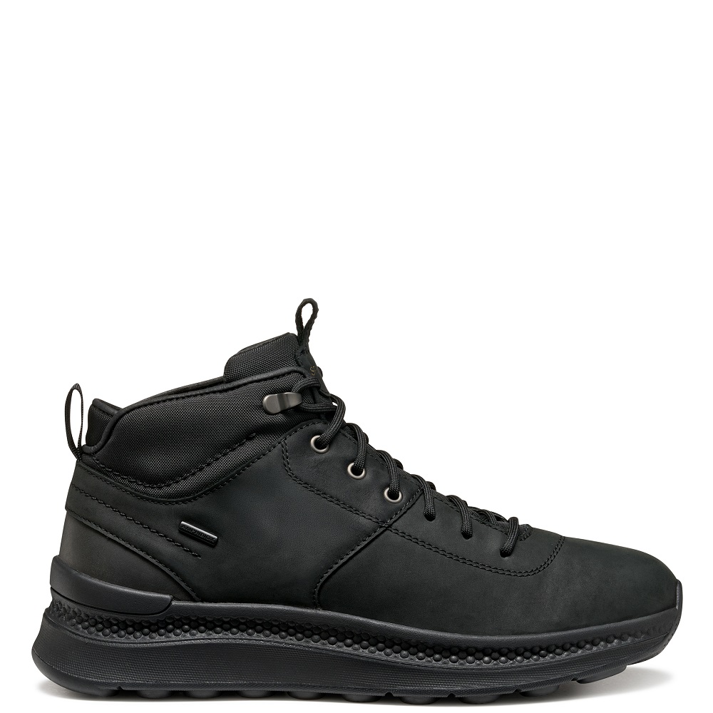 GEOX</br>Ανδρικά Μποτάκια Μαύρο Δέρμα Waterproof SPHERICA ACTIF X2 B ABX C U56HMC 04511 C9999 Geox GEOX</br>Ανδρικά Μποτάκια Μαύρο Δέρμα Waterproof SPHERICA ACTIF X2 B ABX C U56HMC 04511 C9999 Geox