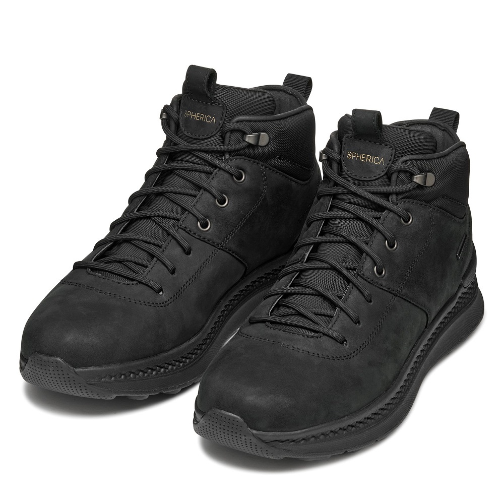 GEOX</br>Ανδρικά Μποτάκια Μαύρο Δέρμα Waterproof SPHERICA ACTIF X2 B ABX C U56HMC 04511 C9999 Geox GEOX</br>Ανδρικά Μποτάκια Μαύρο Δέρμα Waterproof SPHERICA ACTIF X2 B ABX C U56HMC 04511 C9999 Geox