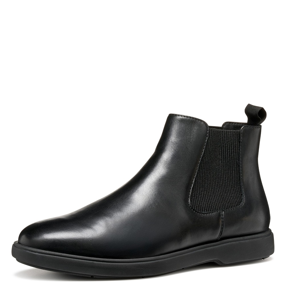 GEOX</br>Ανδρικά Μποτάκια Chelsea Μαύρο Δέρμα SPHERICA EC17 U56LAC 00043 C9999 Geox GEOX</br>Ανδρικά Μποτάκια Chelsea Μαύρο Δέρμα SPHERICA EC17 U56LAC 00043 C9999 Geox