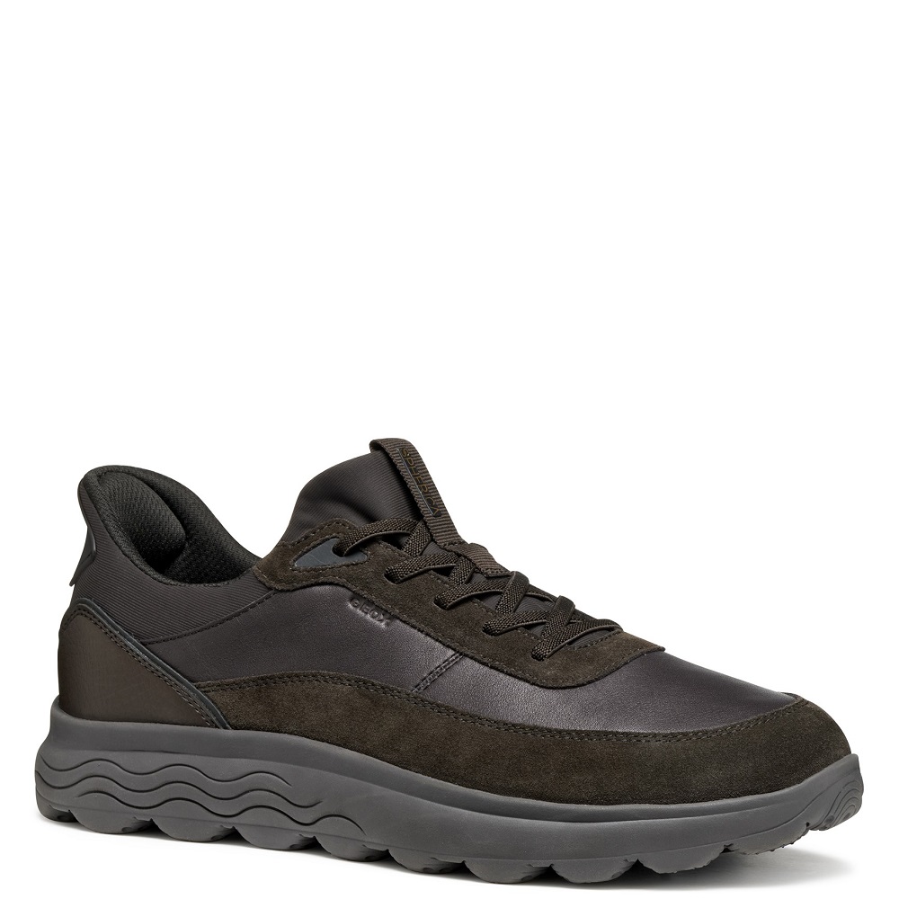 GEOX</br>Ανδρικά Sneakers Καφέ Δέρμα SPHERICA PLUS A U56MPA 08522 C6006 Geox GEOX</br>Ανδρικά Sneakers Καφέ Δέρμα SPHERICA PLUS A U56MPA 08522 C6006 Geox