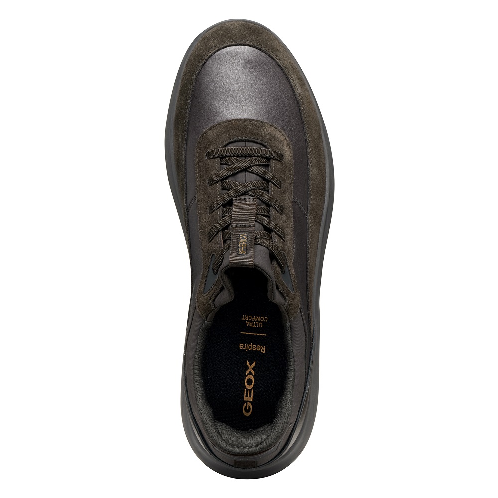 GEOX</br>Ανδρικά Sneakers Καφέ Δέρμα SPHERICA PLUS A U56MPA 08522 C6006 Geox GEOX</br>Ανδρικά Sneakers Καφέ Δέρμα SPHERICA PLUS A U56MPA 08522 C6006 Geox