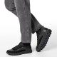 GEOX</br>Ανδρικά Sneakers Μαύρο Δέρμα SPHERICA PLUS A U56MPA 08522 C9999 Geox GEOX</br>Ανδρικά Sneakers Μαύρο Δέρμα SPHERICA PLUS A U56MPA 08522 C9999 Geox