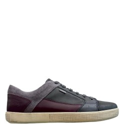 Ανδρικά Sneakers Γκρι/Μπορντώ Δέρμα Waterproof TAIKI B ABX B U641UB 0FV23 C9004 Geox