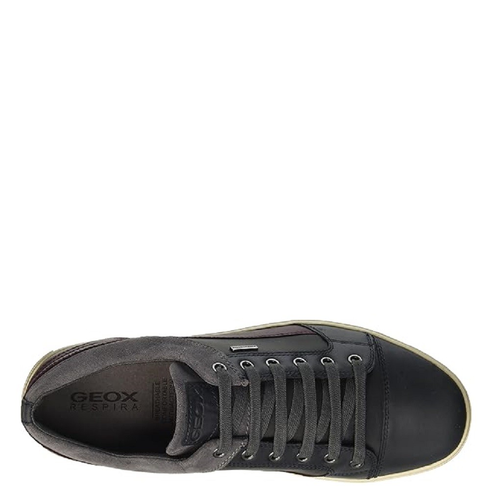 GEOX</br>Ανδρικά Sneakers Γκρι/Μπορντώ Δέρμα Waterproof TAIKI B ABX B U641UB 0FV23 C9004 Geox GEOX</br>Ανδρικά Sneakers Γκρι/Μπορντώ Δέρμα Waterproof TAIKI B ABX B U641UB 0FV23 C9004 Geox
